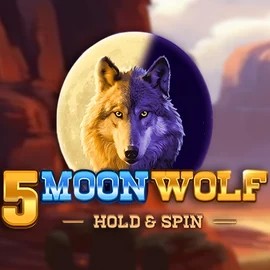 Logo of 5 Moon Wolf from Apparat Gaming at Night Luck Casino