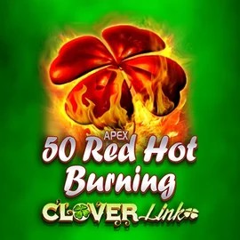 50 Red Hot Burning Clover Links slot icon by Novomatic, available at Night Luck Casino