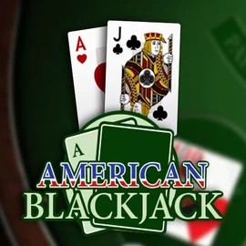 Logo of American Blackjack from Habanero at Night Luck Casino