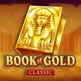 Book of Gold Classic slot logo by Playson at Night Luck CasinoBook of Gold Classic