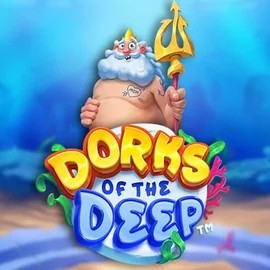 Dorks of the Deep slot logo by Hacksaw Gaming at Night Luck CasinoDorks of the Deep
