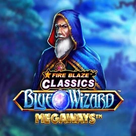 Fire Blaze Blue Wizard Megaways logo by Rarestone Gaming at Night Luck CasinoFire Blaze Blue Wizard Megaways