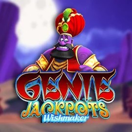 Genie Jackpots Wishmaker logo by Blueprint Gaming at Night Luck CasinoGenie Jackpots Wishmaker