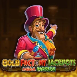 Gold Factory Jackpots Mega Moolah slot icon by Aurum Signature Studios, available at Night Luck Casino
