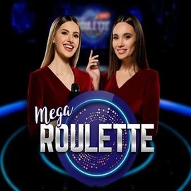 Mega Roulette online game logo by Pragmatic Play on nightluckcasino.eu