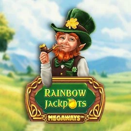 Rainbow Jackpots Megaways by Red Tiger Gaming, showcased at nightluckcasino.eu – game logo