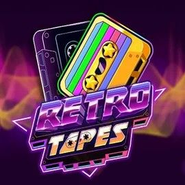 Logo of Retro Tapes from Push Gaming at Night Luck Casino