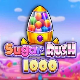 Sugar Rush 1000 logo by Pragmatic Play at Night Luck CasinoSugar Rush 1000