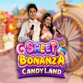 Sweet Bonanza Candy Land Live logo by Pragmatic Play at Night Luck Casino